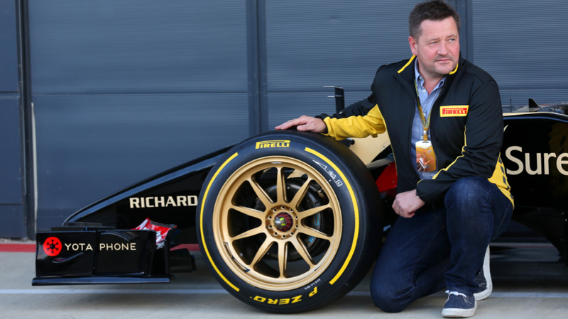 Illustration for article titled These 18-Inch Wheels Look Wild On The Lotus F1 Car